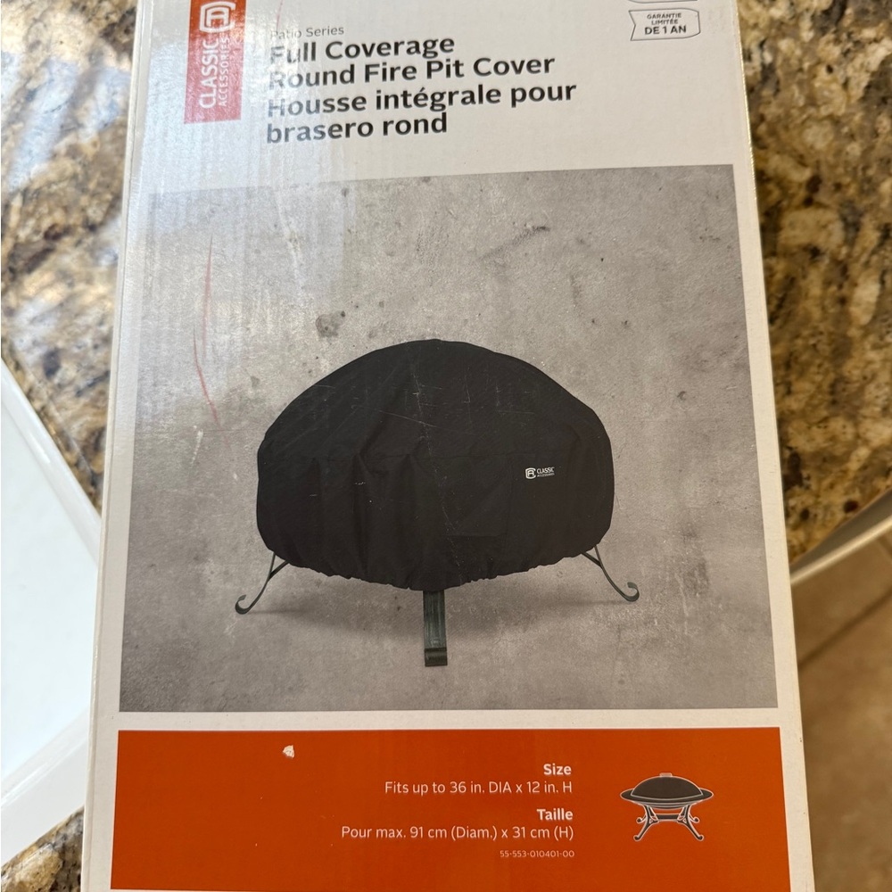 Classic Accessories Round Fire Pit Cover